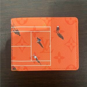Louis Vuitton Vibrant Orange Tennis Wallet